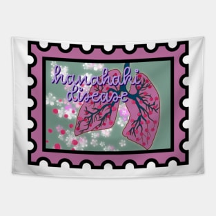 Hanahaki Disease Postage Stamp Tapestry