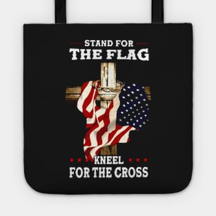 Stand For The Flag Kneel For The Cross Tote