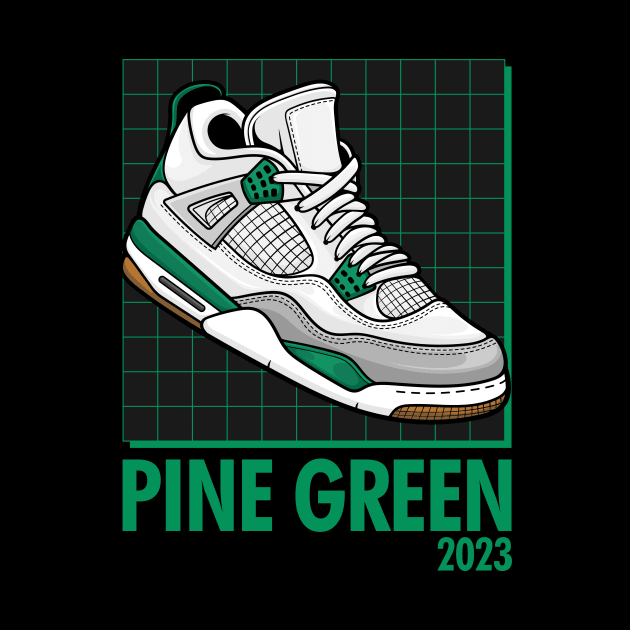 AJ 4 Retro Pine Green Sneaker by milatees