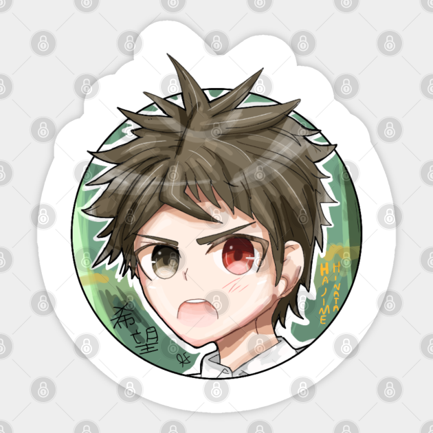Hajime Hinata Danganronpa By Kibo Kibo Hajime Hinata Sticker Teepublic But then the killings started thanks to a black and white bear by the name monokuma. hajime hinata danganronpa by kibo kibo