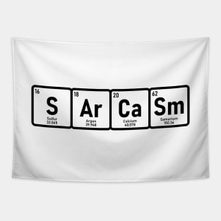 Sarcasm Chemistry Periodic Table Funny Science Tapestry