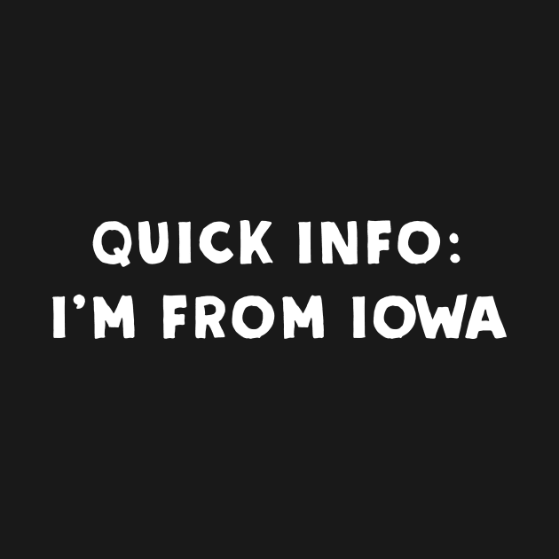 Iowa Cool & Funny by Novel_Designs