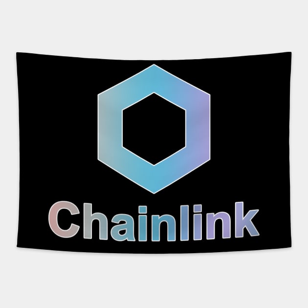 Chainlink Crypto Link Tapestry by BitcoinSweatshirts