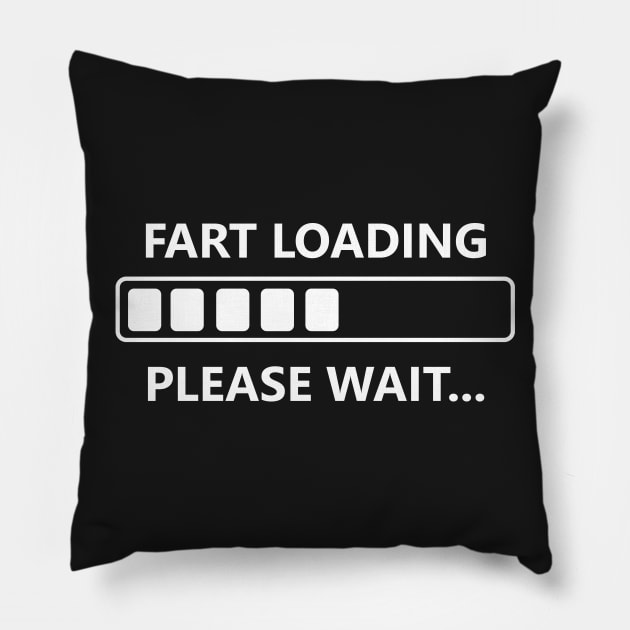 Fart Loading Pillow by flimflamsam