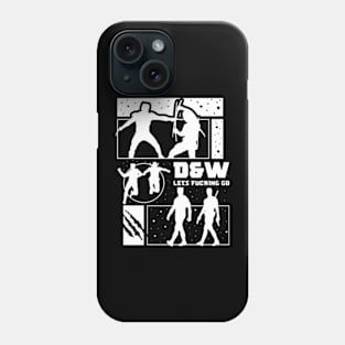 BNW Comics Styled artwork of the heroes Phone Case