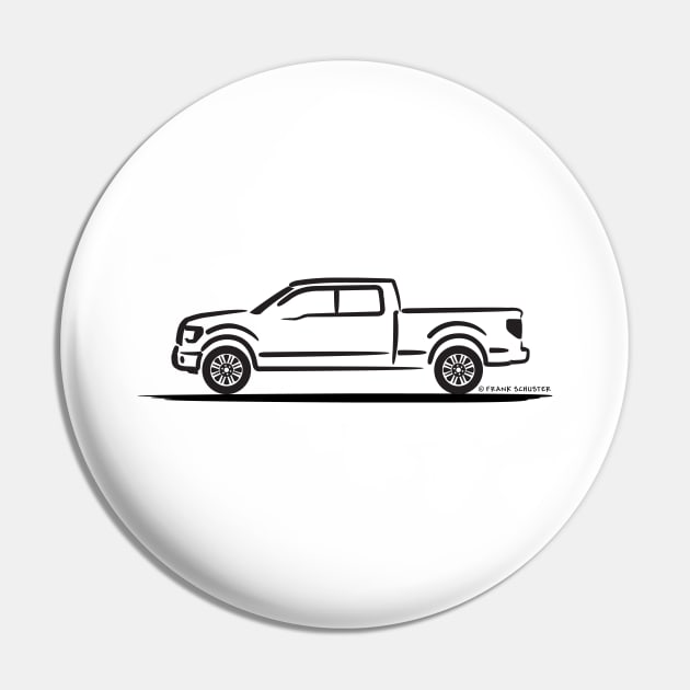 2010 Ford F 150 Pickup Truck Black Pin by PauHanaDesign