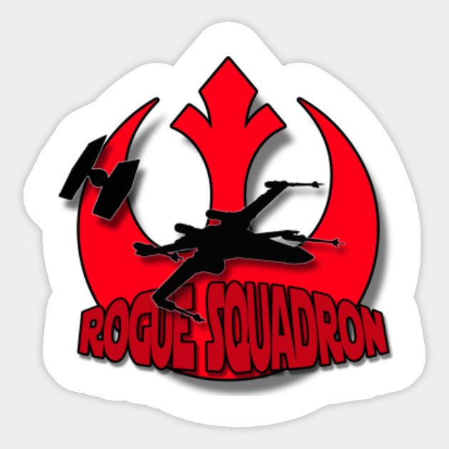 Rogue Squadron Star Wars Sticker Teepublic