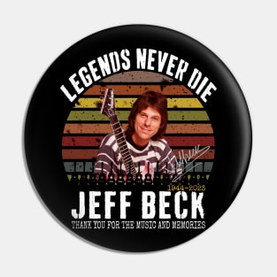 RIP jeff beck - legend never die Pin