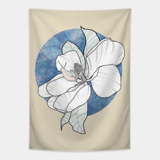 The Magnolia and The Snail Tapestry