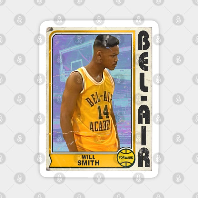 Air Will Smith ))(( Fresh Prince of Bel Air Basketball Card Magnet by darklordpug