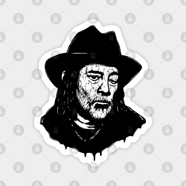 Thom Yorke Portrait Art Magnet by surmind