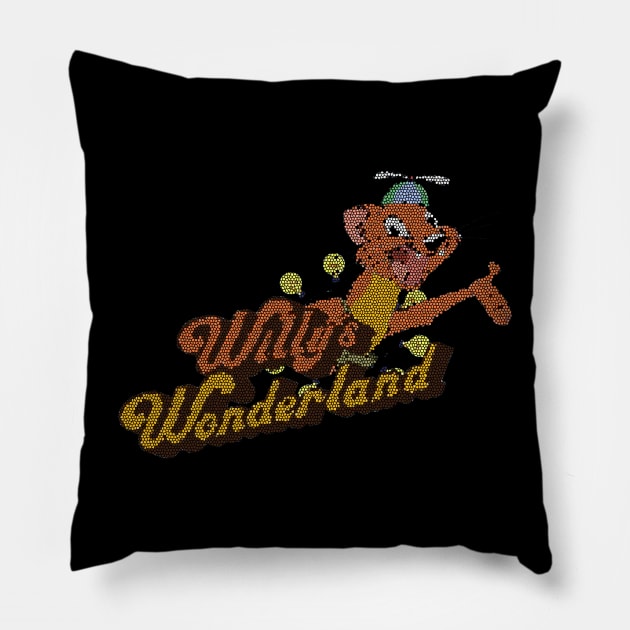 Willy's Wonderland Halfton Pillow by supercute