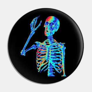 Gradient Skeleton Pin