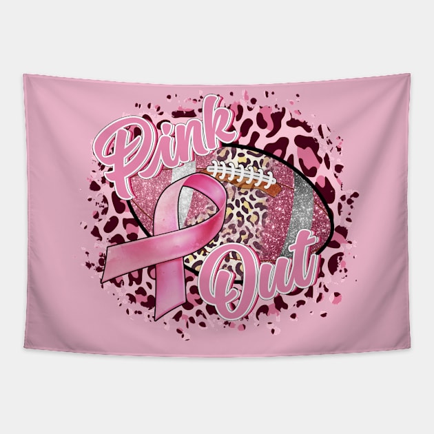 in October We Wear Pink Tapestry by Myartstor 