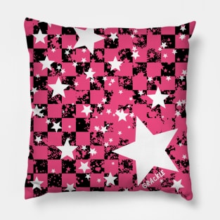 Rockstar Checkerboard Pillow