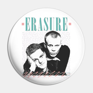 Erasure /// Retro 80s Fan Art Design Pin