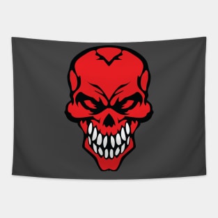 Red Skull Tapestry