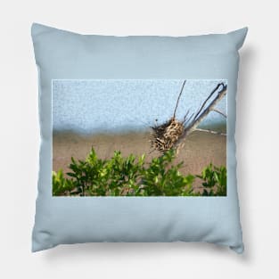 Dainty Bird Nest Pillow