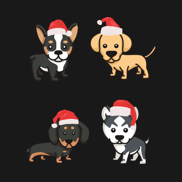 Dog Christmas Dog Lover Gift by Anassein.os