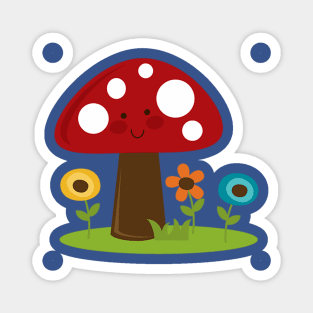 Mushroom 4 Magnet