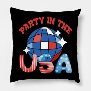 Party In The USA 4th Of July 2023 Pillow