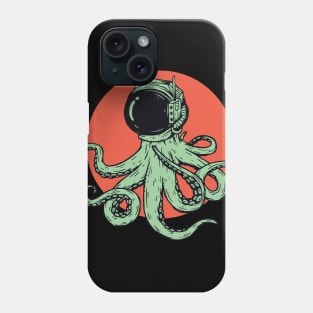 Alien octopus in space Phone Case