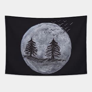 Moonscape Tapestry