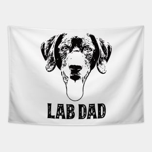 Black Lab Dad Labrador Tapestry