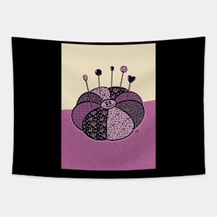 Floral Patchwork Pin Cushion Tapestry