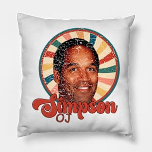 oj simpson ART gift Pillow