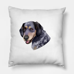 Bluetick Coonhound Dog Pillow