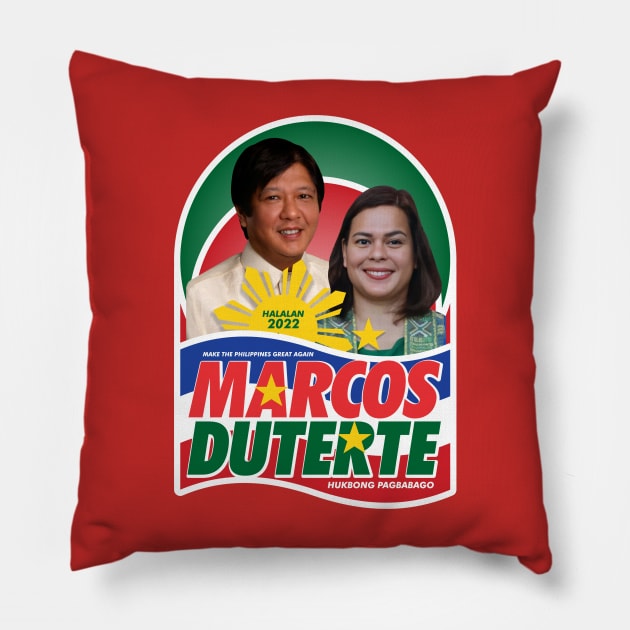 MARCOS DUTERTE ELECTION 2022 Pillow by VERXION