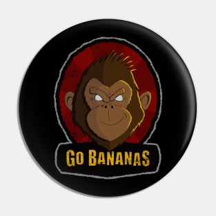 Go Bananas Artwork Pin