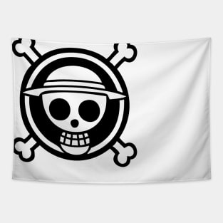 skull pirate one pirate Tapestry