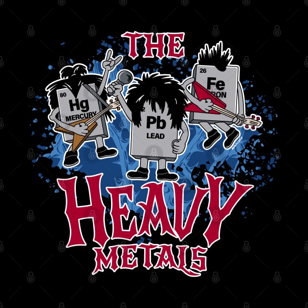 Heavy Metals Chemistry Funny Periodic Table Elements by NerdShizzle