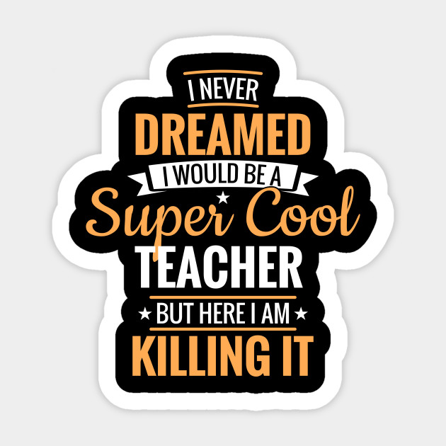Super Cool Teacher Gift Teacher Gift Teacher Birthday Gift