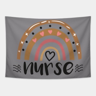 Rainbow Nurse day Week Life Gift 2021 Tapestry