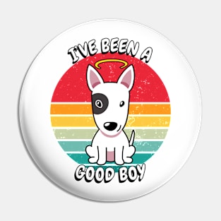 Cute terrier dog is a good boy Pin