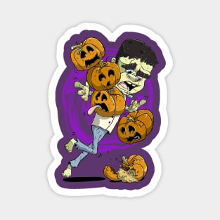 Franken hell! WHat's this Halloween mess! Magnet