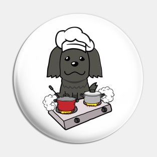 Funny Sheepdog is cooking Pin