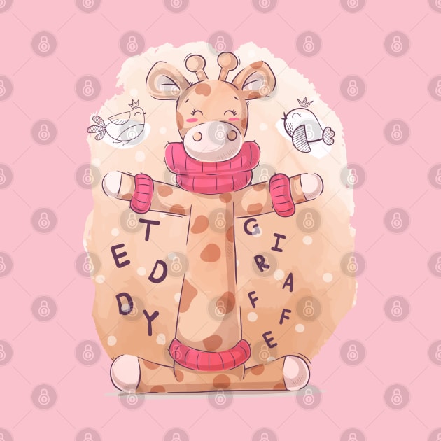 giraffe teddy by Mako Design 