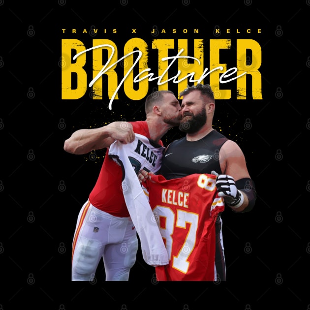 Travis Kelce x Jason Kelce by Juantamad