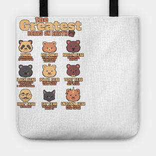 Greatest Bears Daddy Tote