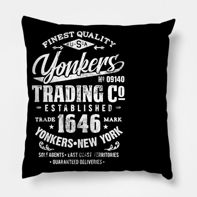 Yonkers Trading Co. Pillow by JP