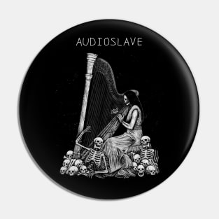 Family Skull Play Audioslave Pin