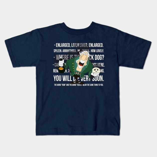 Dr. Livesey - Fan Art Kids T-Shirt for Sale by PigForday