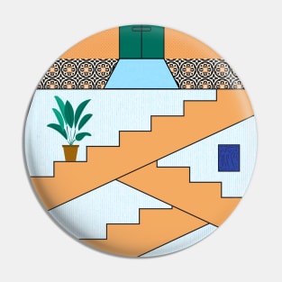 Arabic Stairway Pin