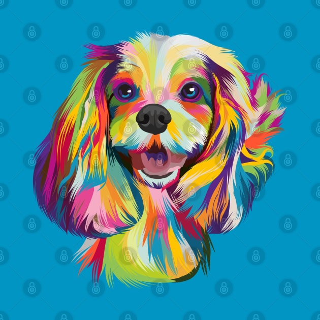 Pop Art Cavalier King Charles Spaniel by Cavalier Gifts