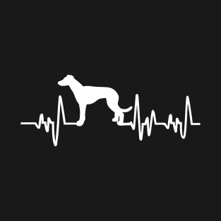 Greyhound Heartbeat For Dog Lovers T-Shirt