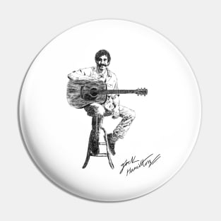 Jim Croce Original Ink Drawing Print Pin